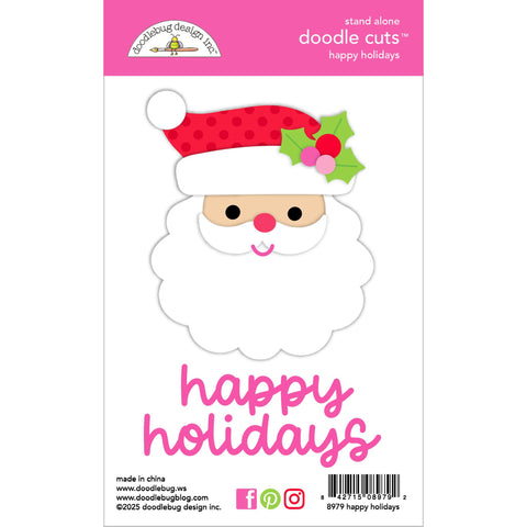 Doodlebug - Oh What Fun - Happy Holidays Doodle Cuts / 8979
