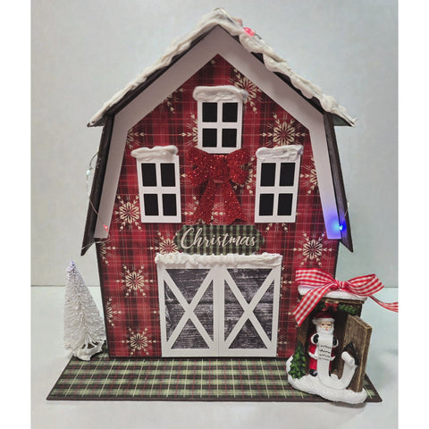 Project Kit - Christmas Barn with Christmas at the Inn by Tamra - Pre Order Shipping 12/19