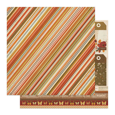 Photo Play - Autumn Junque- 12x12 Single Sheets / Autumn Colors