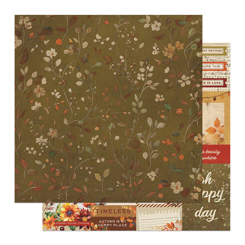 Photo Play - Autumn Junque- 12x12 Single Sheets / Grateful Heart