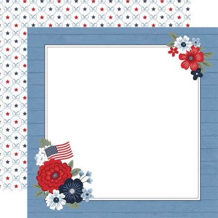 Echo Park - All American - 12x12 Single Sheets/ Americana Page Frame