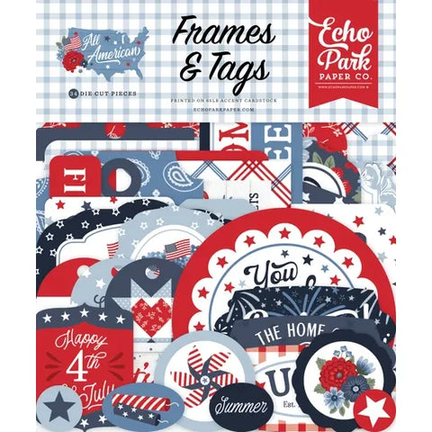 Echo Park - All American - Frames and Tags