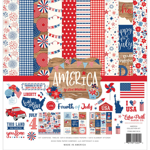Echo Park - America - 12x12 Collection Kit