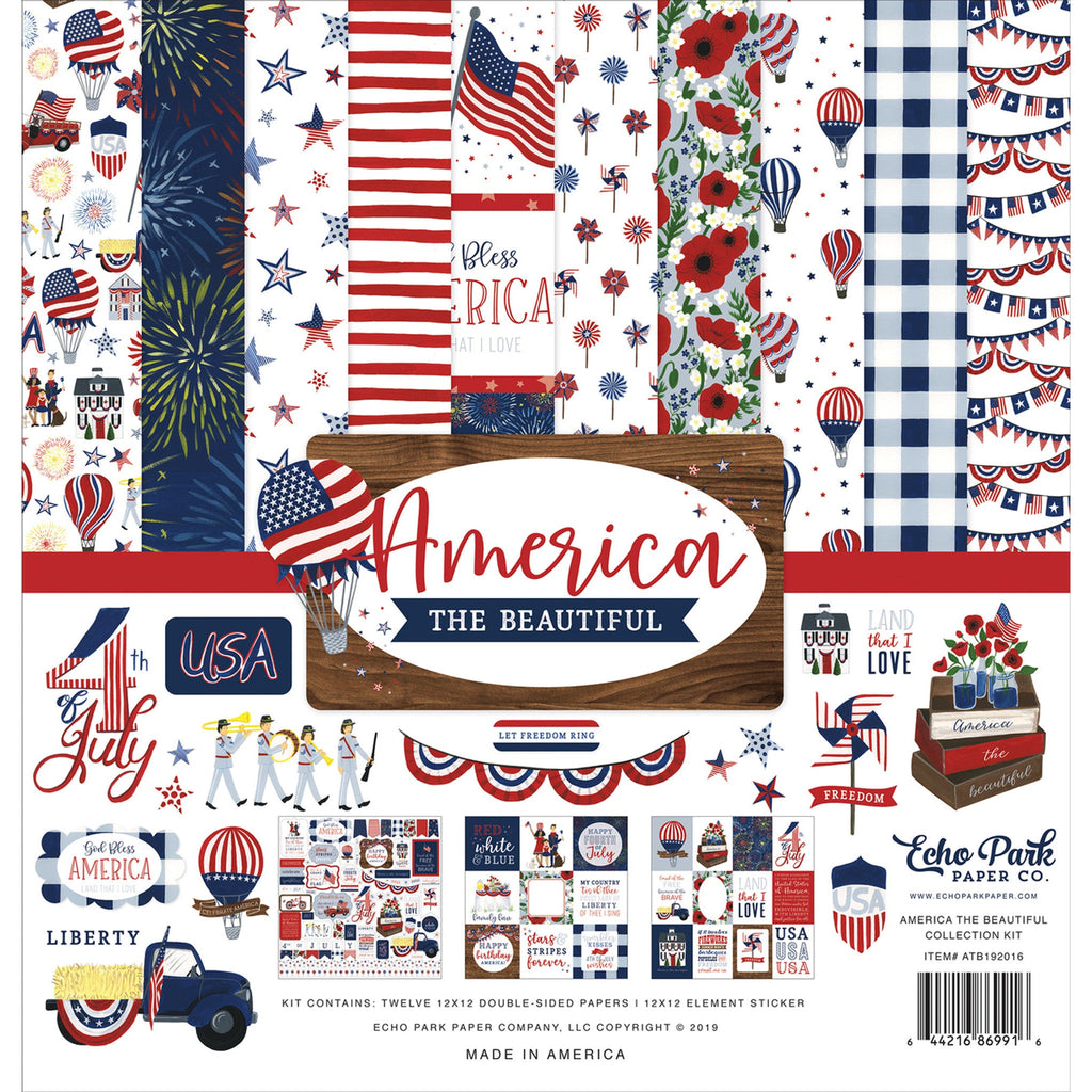 Echo Park - America The Beautiful - 12x12 Collection Kit