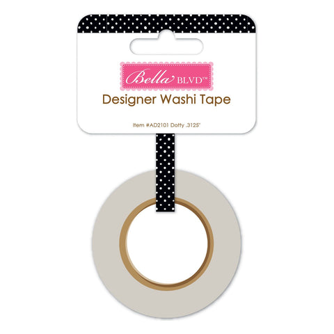 Bella Blvd - Let's Scrapbook! Collection - Coordinating - Washi Tape / .3125" - Dotty / BB2101