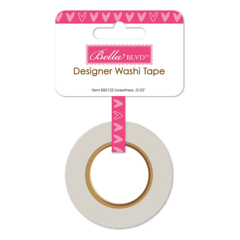 Bella Blvd - Let's Scrapbook! Collection - Coordinating - Washi Tape / .3125" - Sweetness / BB2125