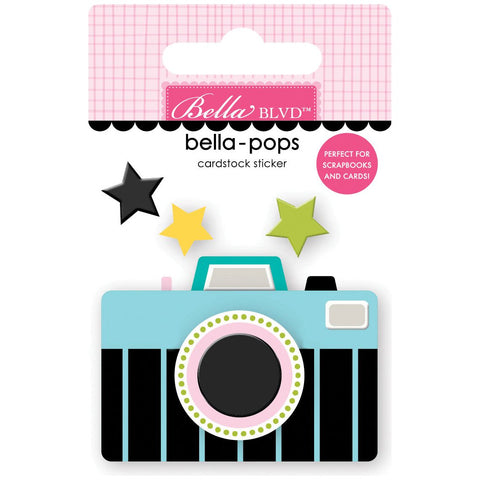 Bella Blvd - Let's Scrapbook! Collection - Coordinating - Bella Pops - Camera / BB2523