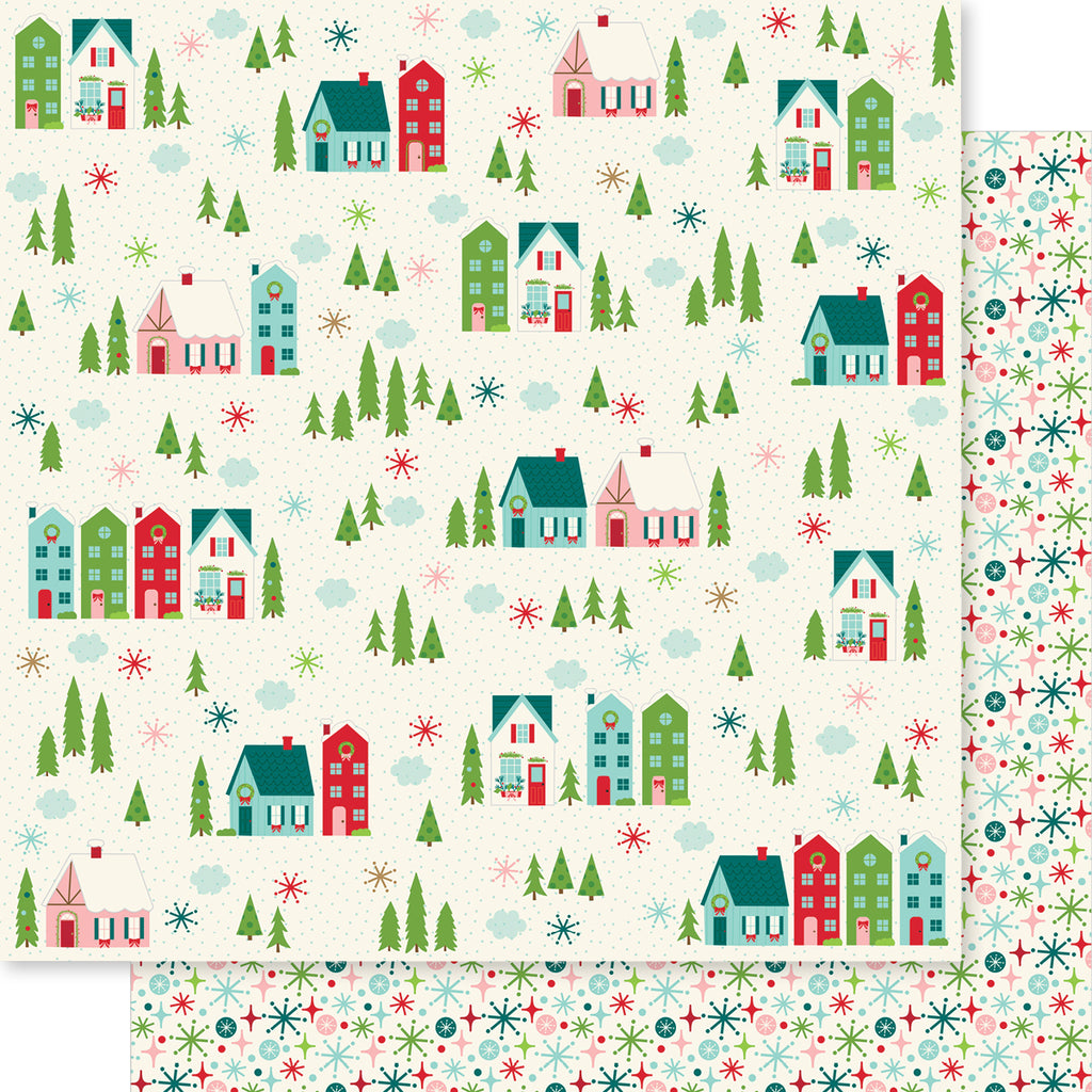 Bella Blvd - Merry Little Christmas Collection - 12x12 Single Sheets - The Night Before Christmas / BB2820