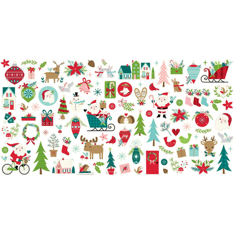 Bella Blvd - Merry Little Christmas Collection - Ephemera Icons / BB2829