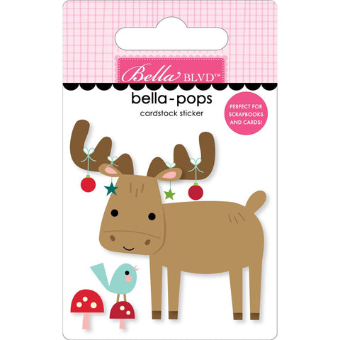 Bella Blvd - Merry Little Christmas Collection - Bella Pops - Merry Christmoose / BB2836