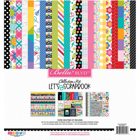 Bella Blvd - Let's Scrapbook! Collection - Collection Kits / BB2871