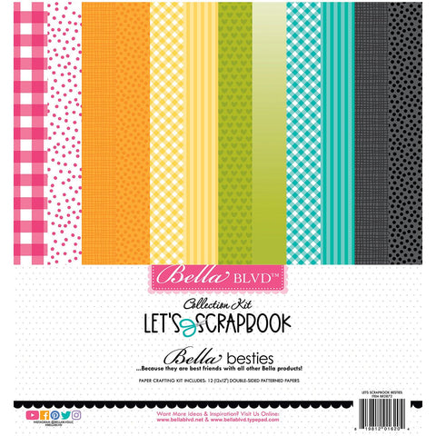Bella Blvd - Let's Scrapbook! Collection - Bella Besties Kit / BB2872