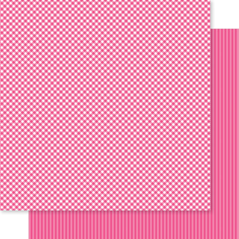 Bella Blvd - Bella Besties - Gingham & Stripes Collection - 12x12 Single Sheets - Punch / BB2900