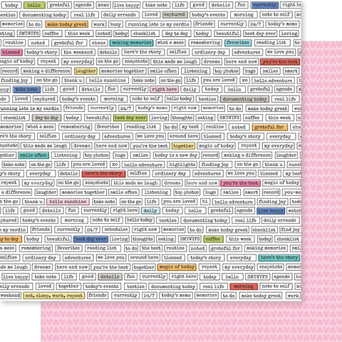 Bella Blvd - Documented - 12x12 Single Sheets - Snippets