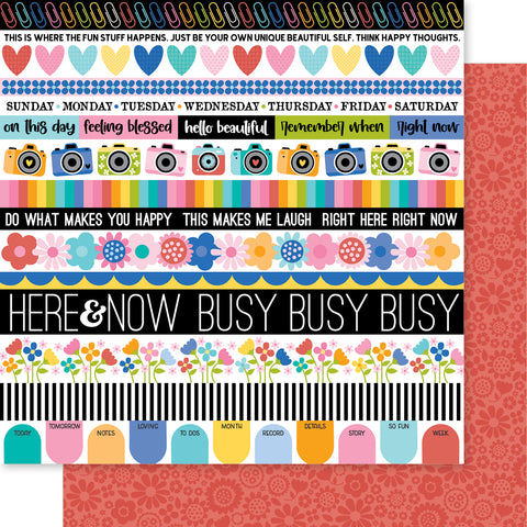 Bella Blvd - Documented - 12x12 Single Sheets -Borders