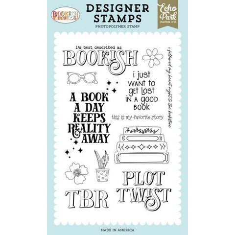 Echo Park - Bookish - TBR Stamp Set