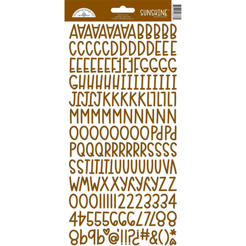 Doodlebug - Sunshine Alphabet Stickers - Bon Bon
