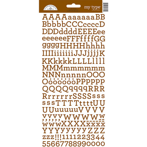 Doodlebug - My Type Alphabet Stickers - Bon Bon