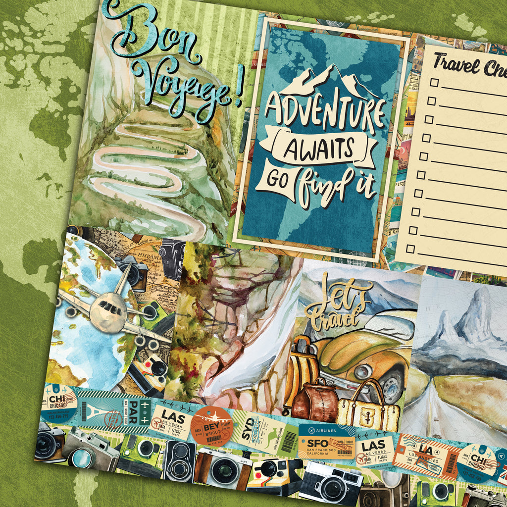 Country Craft Creations - Bon Voyage- 12x12 28 Sheet Collection Pack