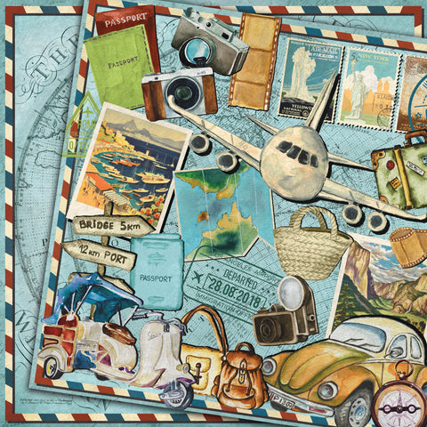 Country Craft Creations - Bon Voyage- 8x8 28 Sheet Collection Pack