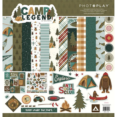 Photo Play - Camping Legends - 12x12 Collection Pack