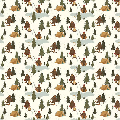 Photo Play - Camping Legends - 12x12 Single Sheets / Bigfoot