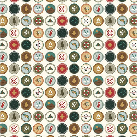 Photo Play - Camping Legends - 12x12 Single Sheets / Merit Badge