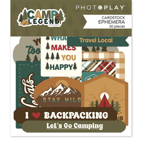 Photo Play - Camping Legends - Ephemera Pack