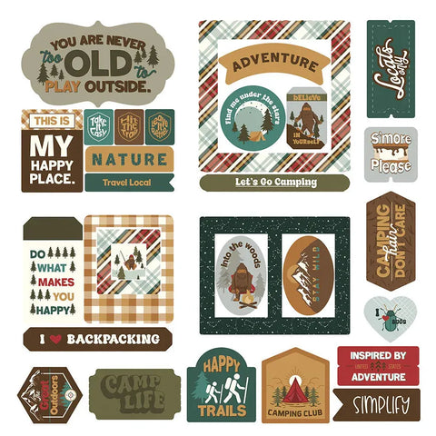Photo Play - Camping Legends - Ephemera Pack