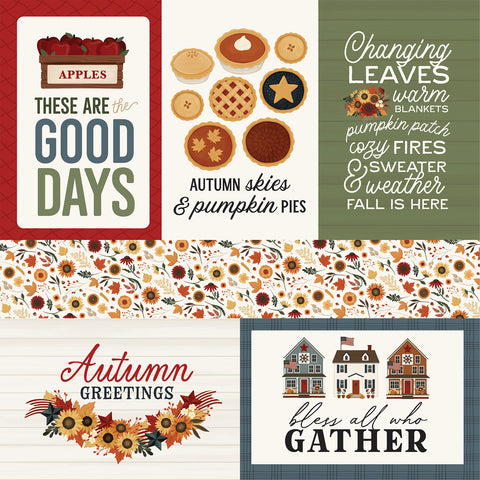 Carta Bella - Americana - 12x12 Single Sheets - Multi Journaling Cards