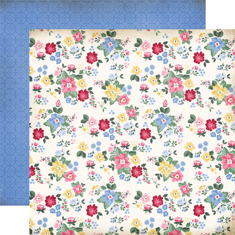 Carta Bella - Bloom - 12x12 Single Sheet / Floral Days