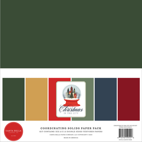 Carta Bella - Christmas in the City  - Solids Kit