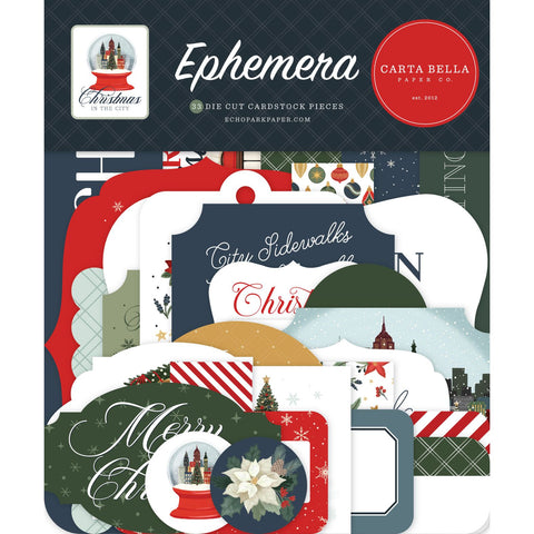 Carta Bella - Christmas in the City  - Ephemera