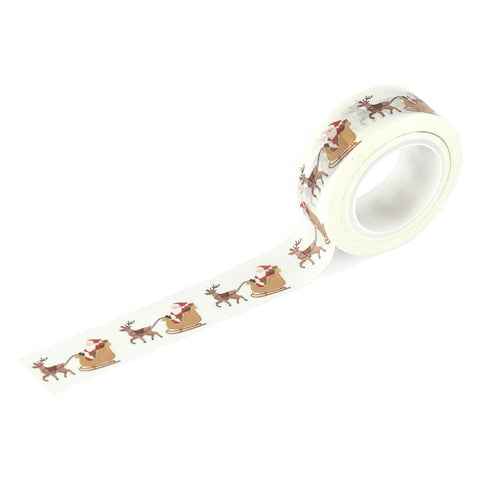 Carta Bella - Christmas Village - Santa's Sleigh And Reindeer Washi Tape