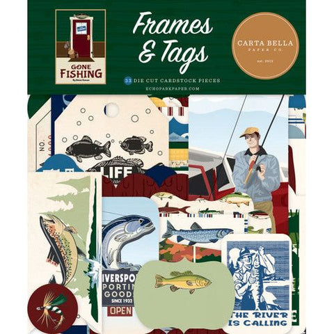 Carta Bella - Gone Fishing - Frames & Tags
