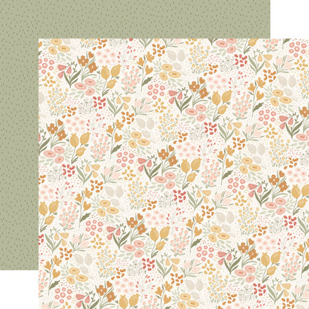 Carta Bella - Silly Goose - 12x12 Single Sheets/ Darling Floral