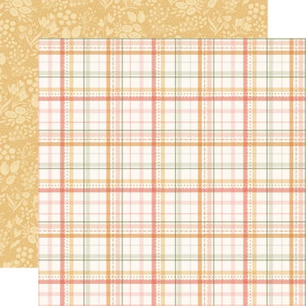 Carta Bella - Silly Goose - 12x12 Single Sheets/ Scallop Plaid