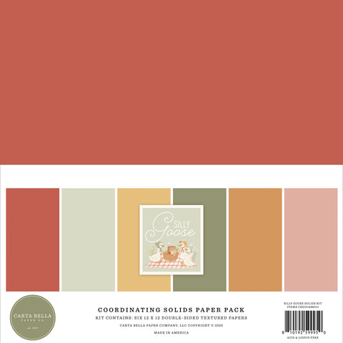 Carta Bella - Silly Goose - 12x12 Solids Kit