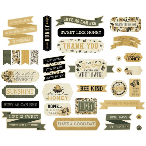 Carta Bella - Honey Bee - Titles and Phrases