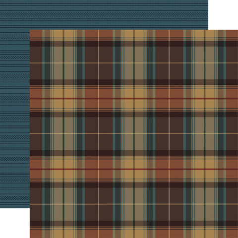 Carta Bella - Here Comes Autumn - 12x12 Single Sheets/ Moody Plaid