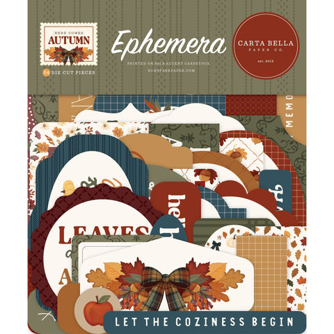 Carta Bella - Here Comes Autumn - Ephemera