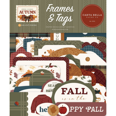 Carta Bella - Here Comes Autumn - Frames & Tags