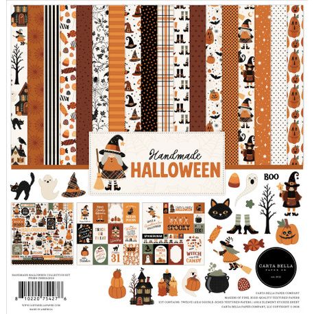 Carta Bella - Handmade Halloween - 12x12 Collection Kit