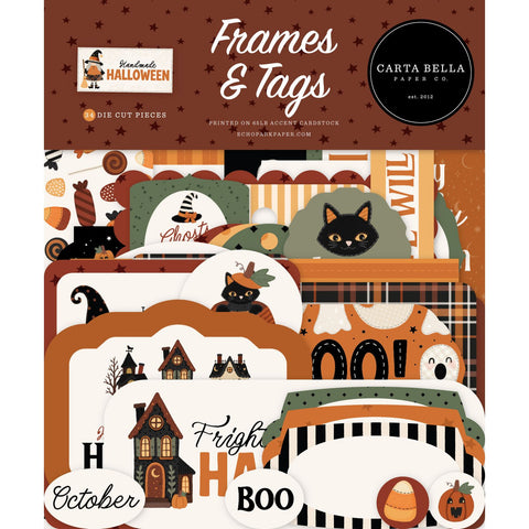 Carta Bella - Handmade Halloween - Frames & Tags
