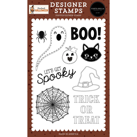 Carta Bella - Handmade Halloween - Stitched Ghost Stamp