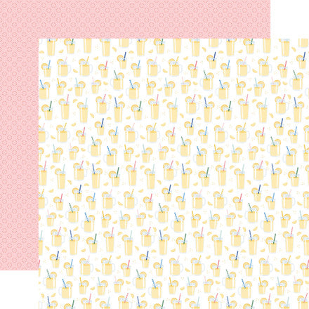 Carta Bella - Lemonade - 12x12 Single Sheets / Sweet Lemonade