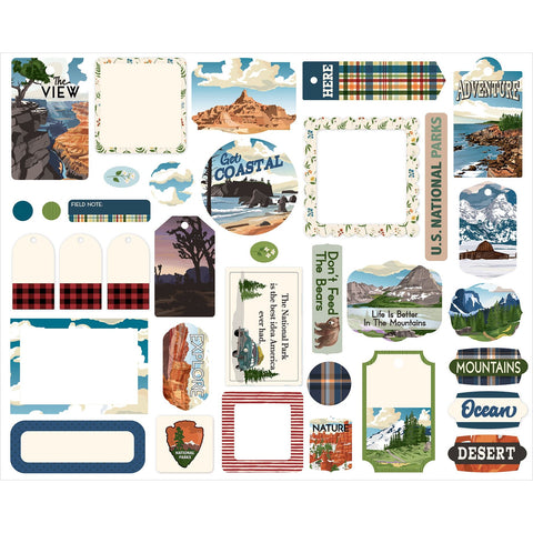 Carta Bella - National Parks - Frames & Tags
