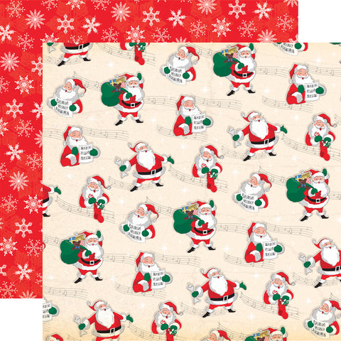 Carta Bella - Season's Greetings - 12x12 Single Sheet / I Believe In Santa