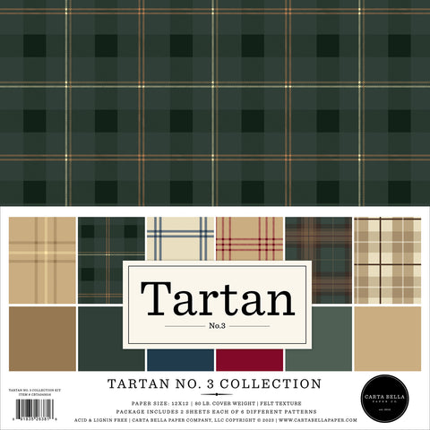 Carta Bella - Tartan No. 3 - 12x12 Collection Kit