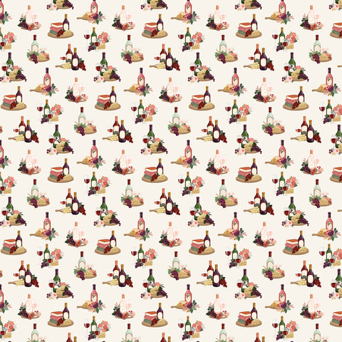 Carta Bella - Wine - 12x12 Single Sheets - Cheese and Wine Board